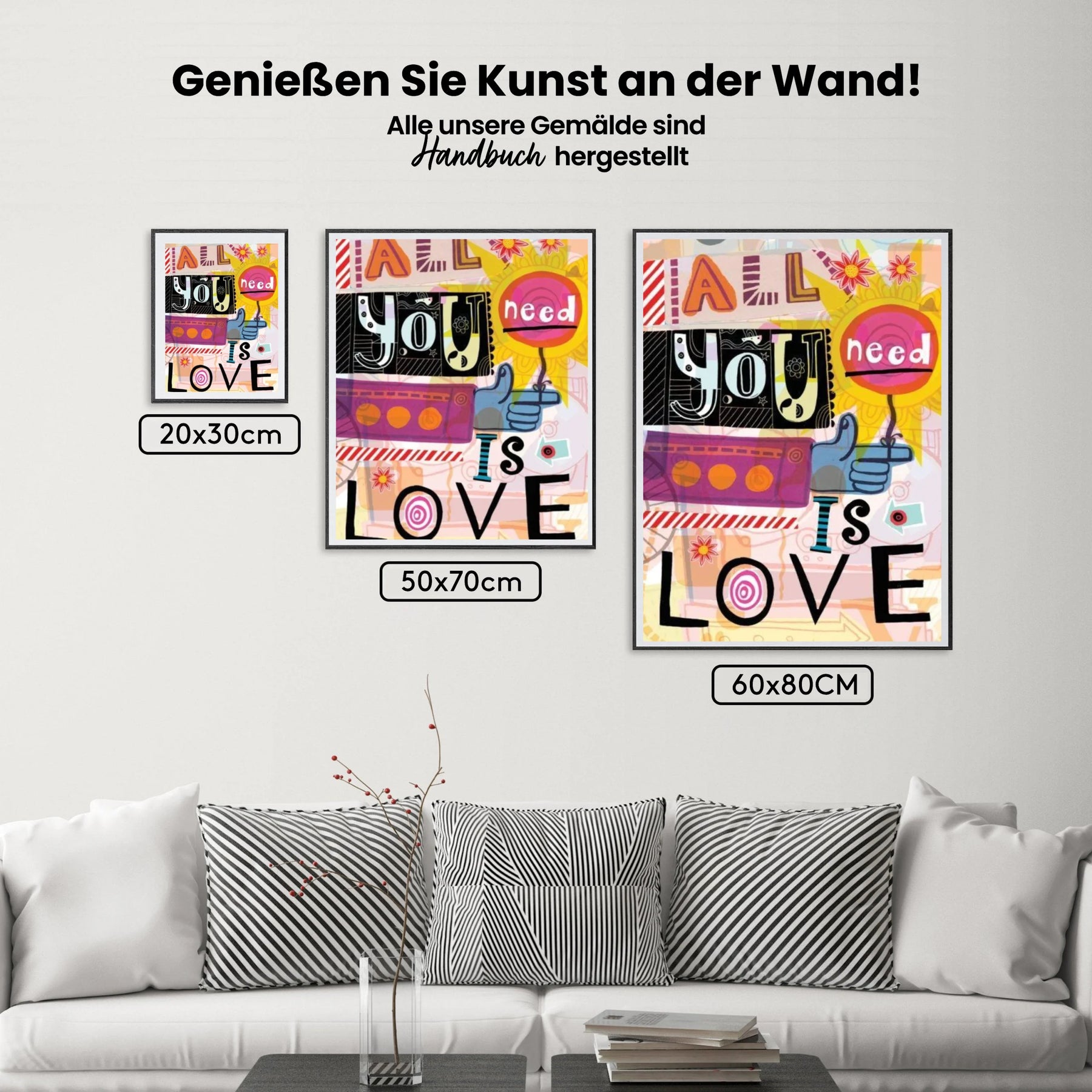 All You Need Is Love - Malen nach Zahlen
