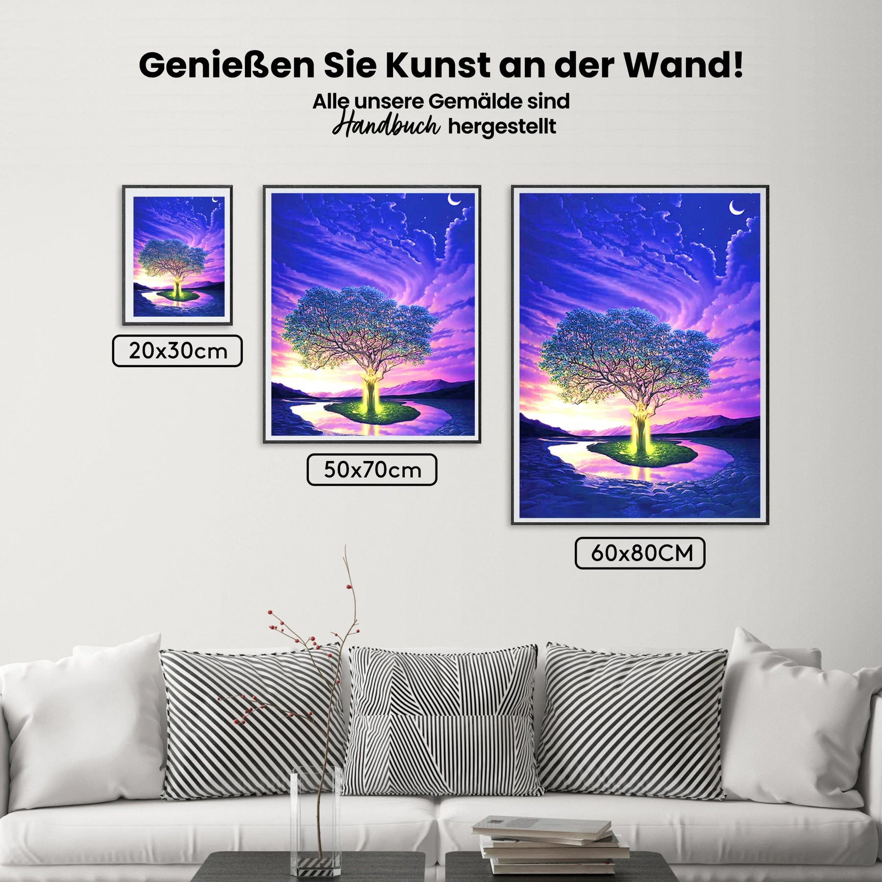 Baum - Malen nach Zahlen