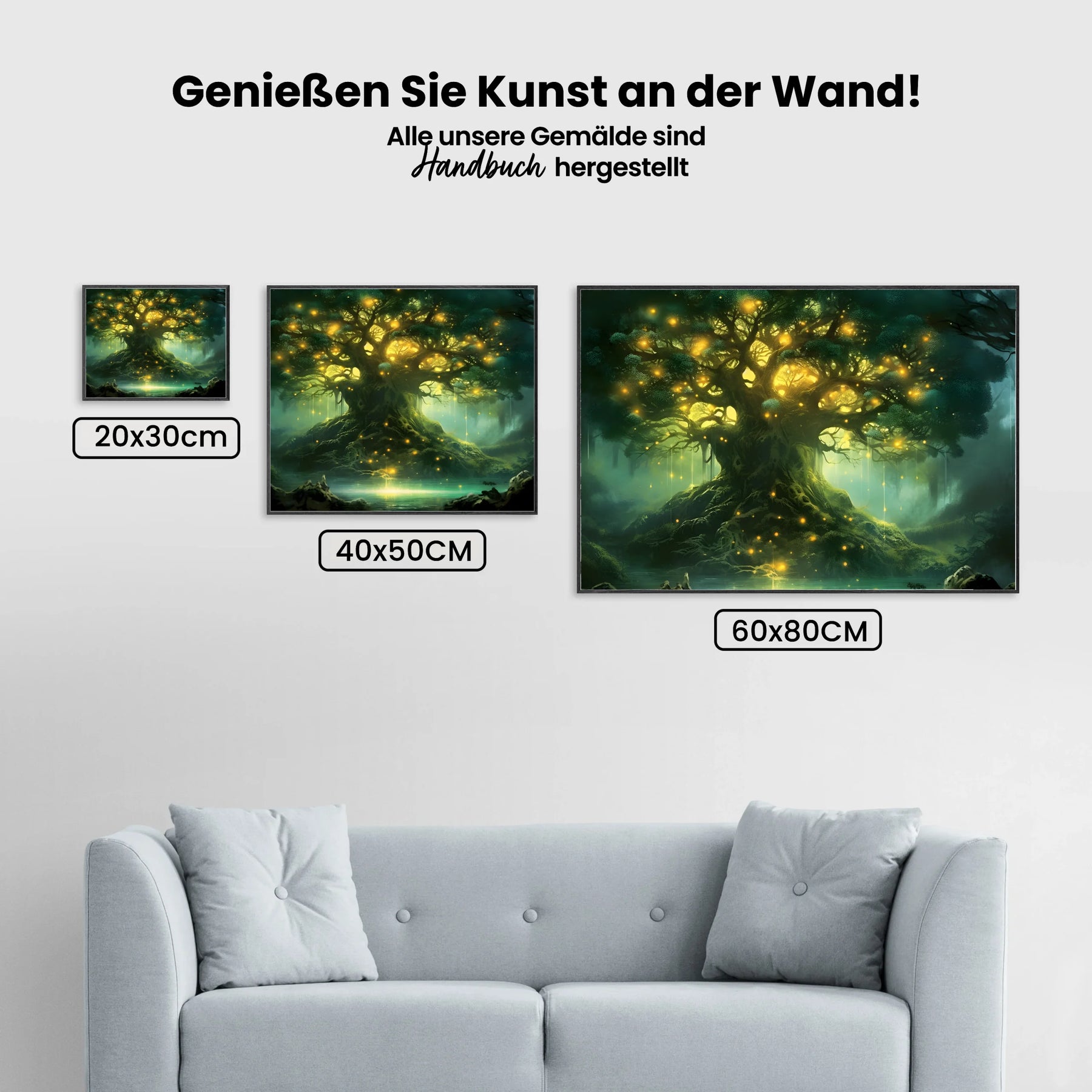 Baum - Malen nach Zahlen