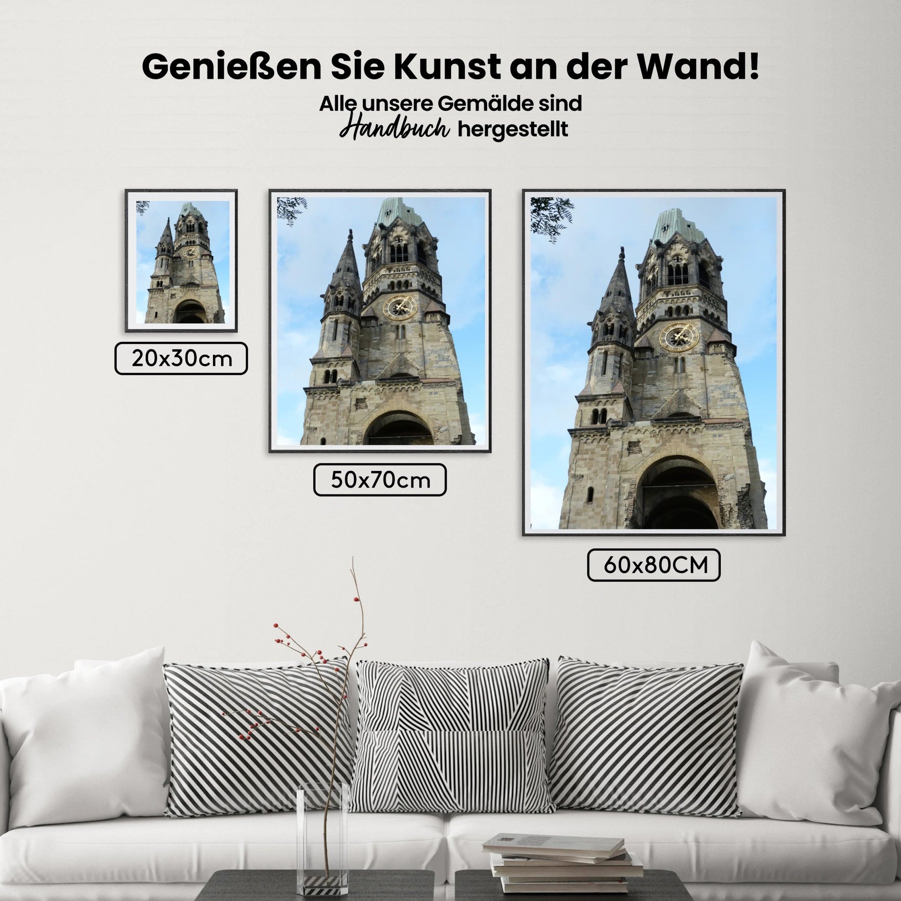 Berlin, Gedächtniskirche am Kudamm - Malen nach Zahlen