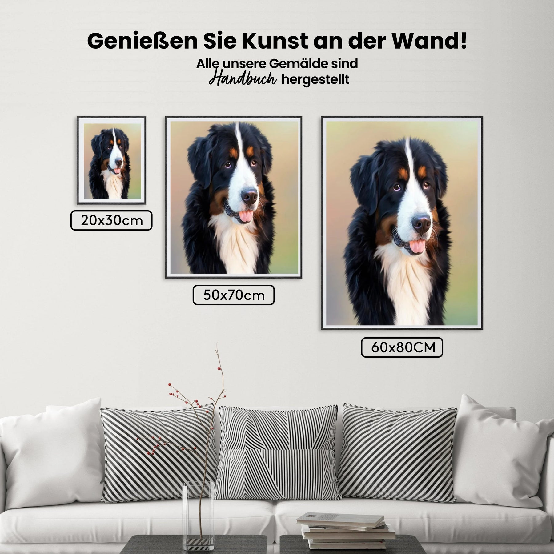 Berner Sennenhund - Malen nach Zahlen