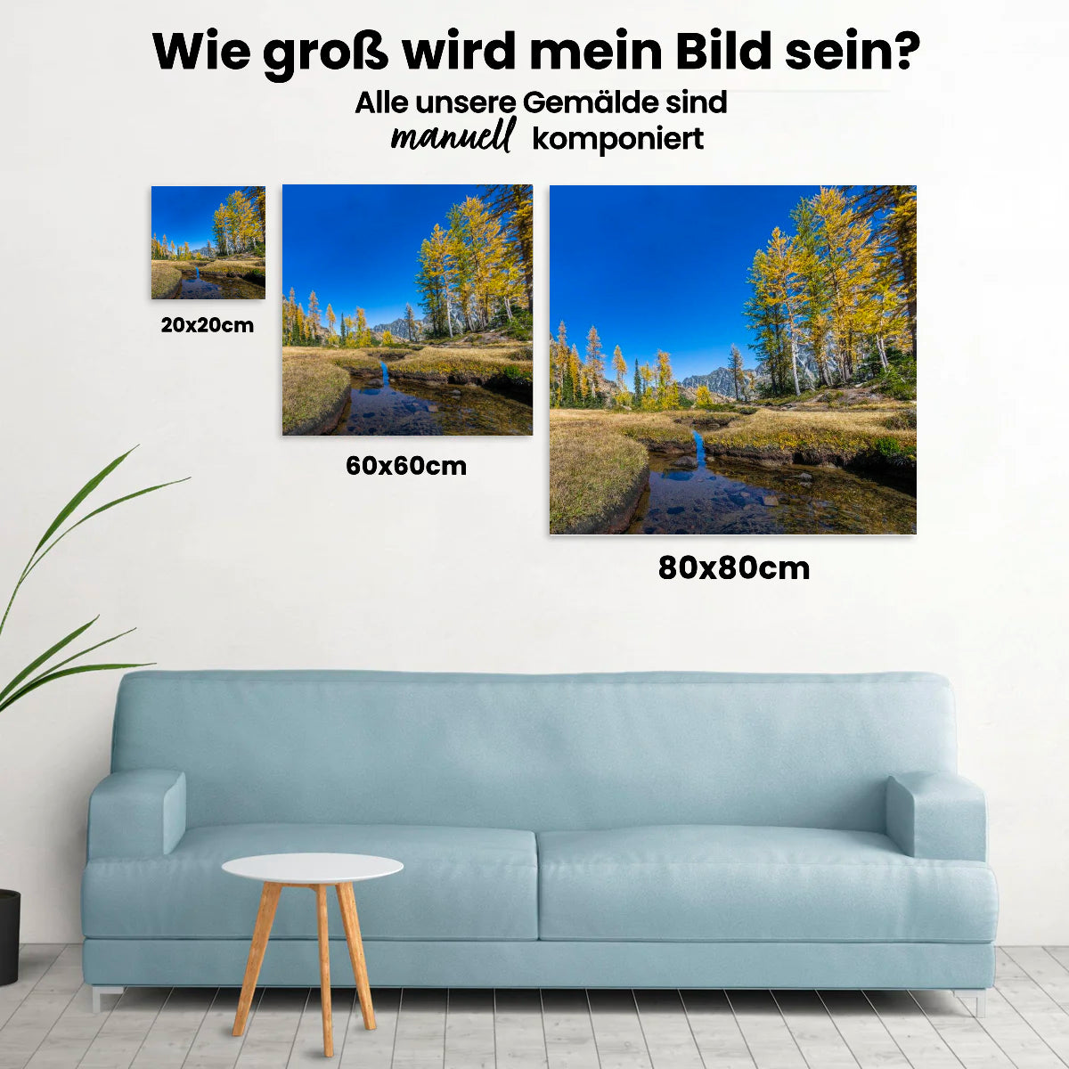 Blätter der Bäume - Malen nach Zahlen