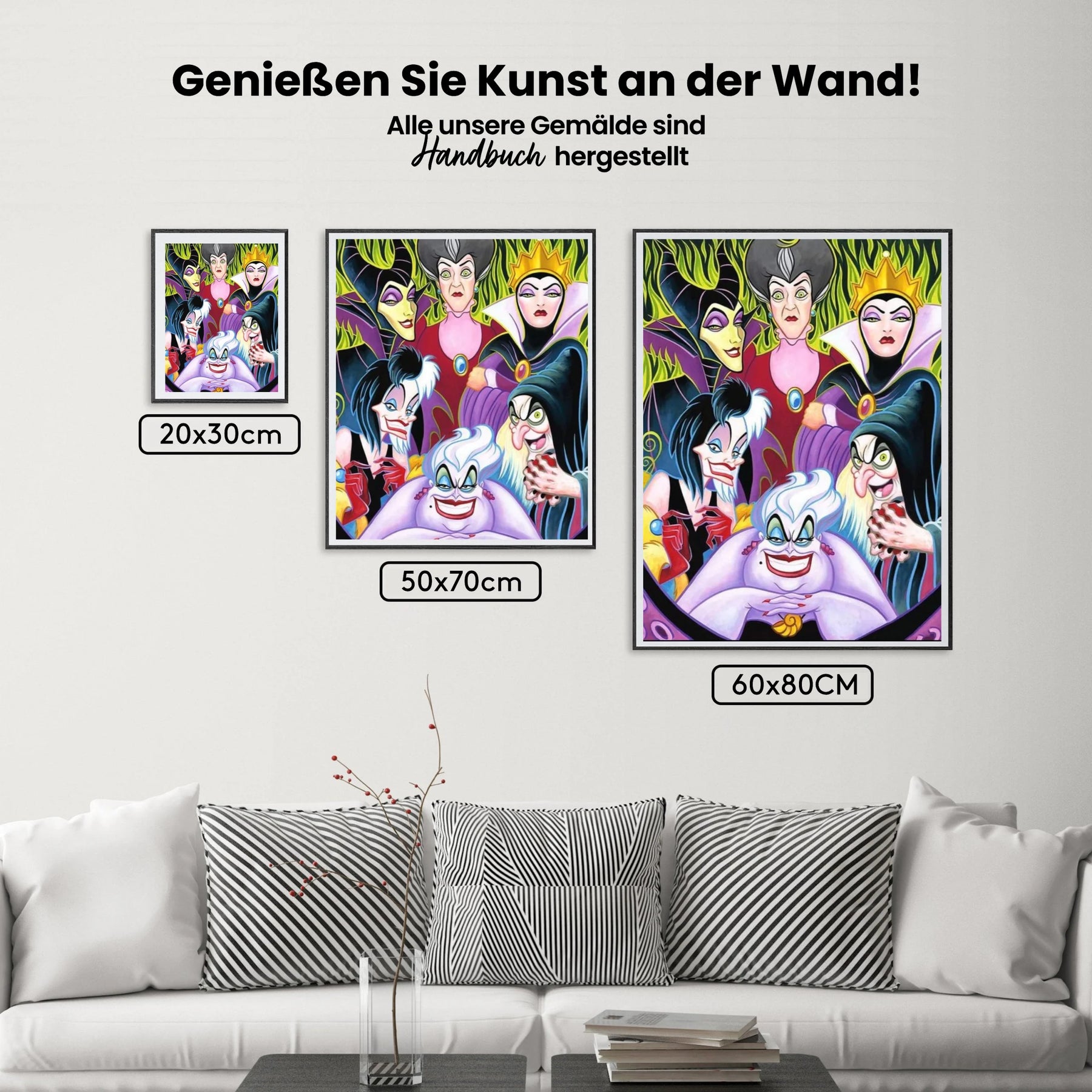 Böse Märchenfiguren - Malen nach Zahlen