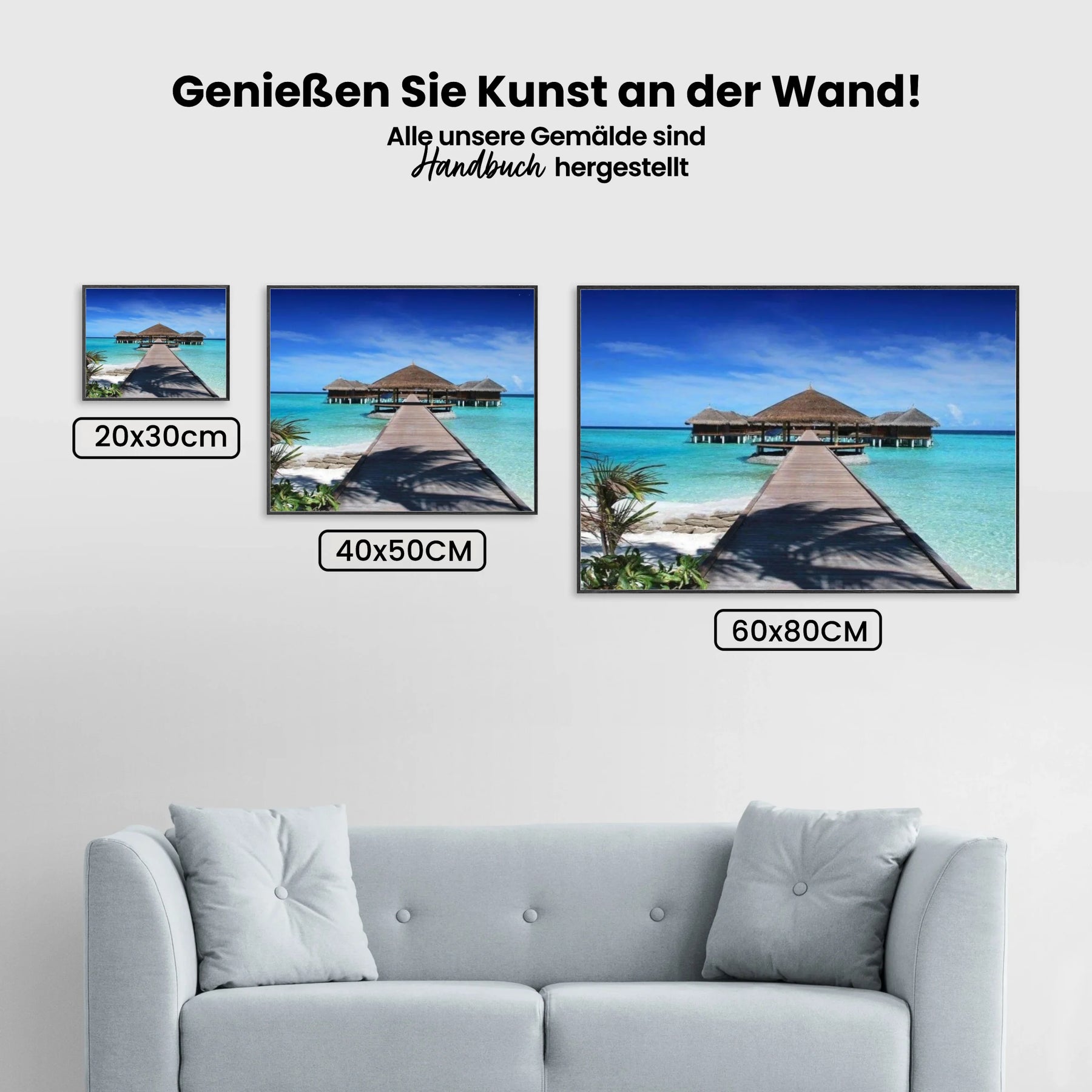Bora Bora - Malen nach Zahlen