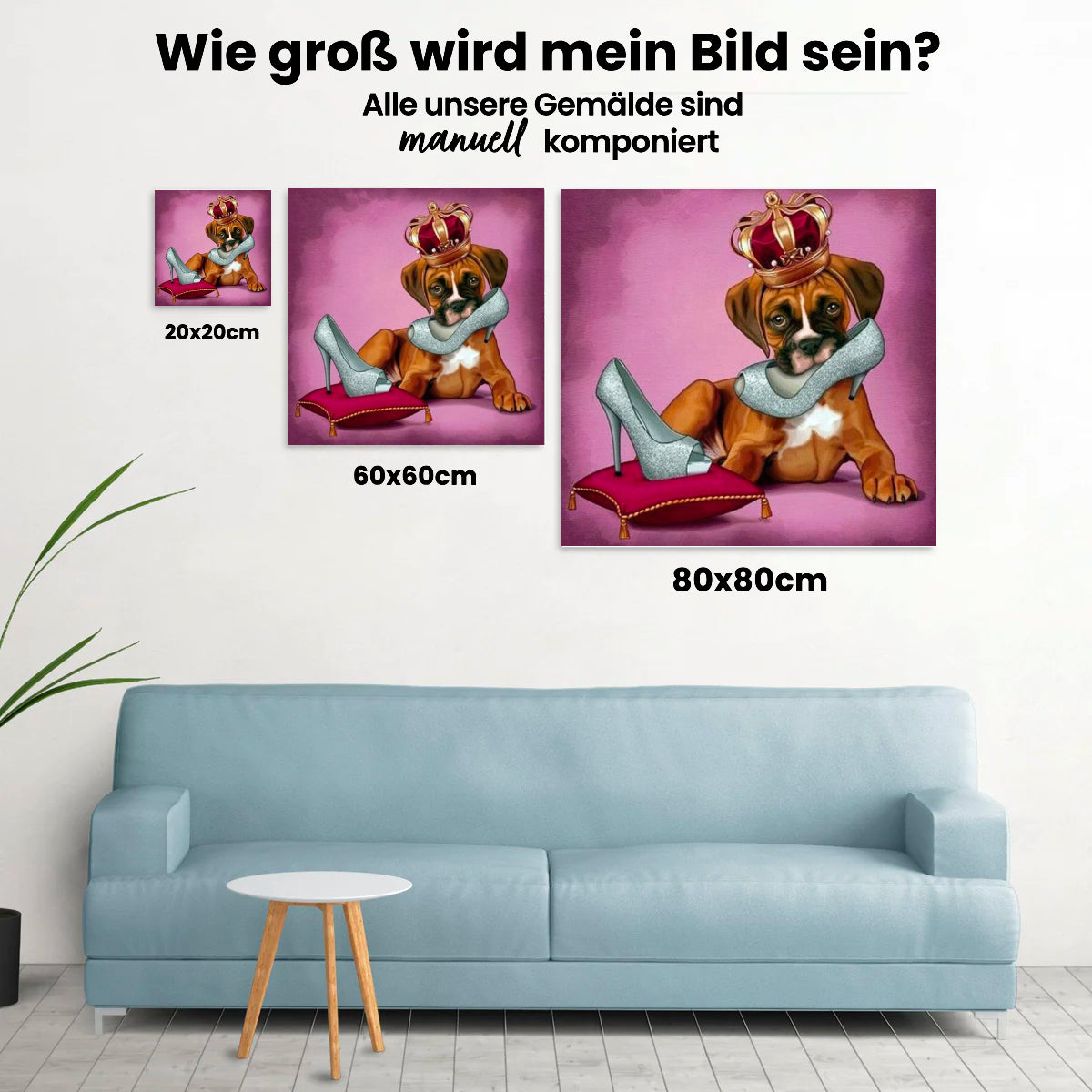 Boxer Welpe - Malen nach Zahlen