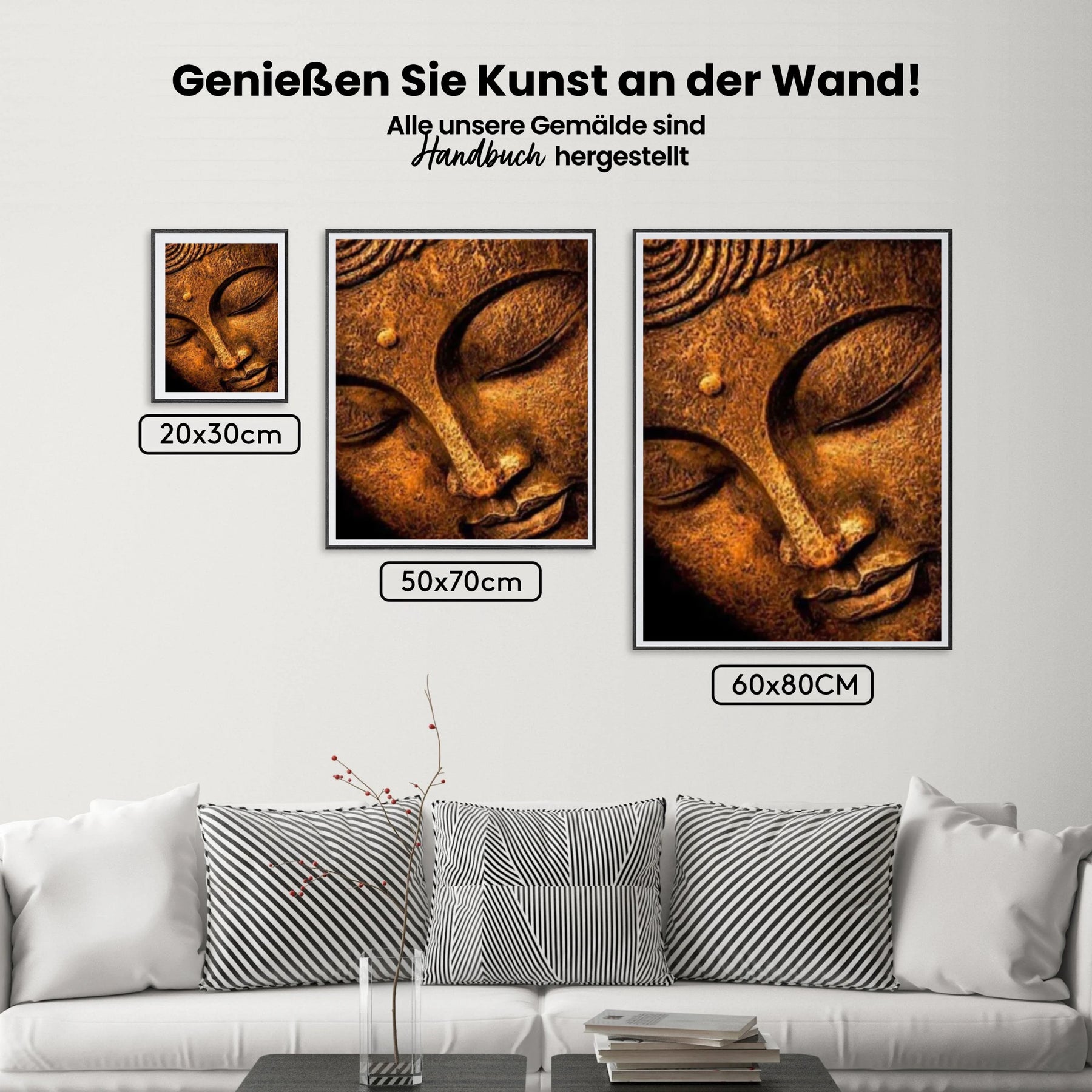Buddha-Gesicht 2 - Malen nach Zahlen
