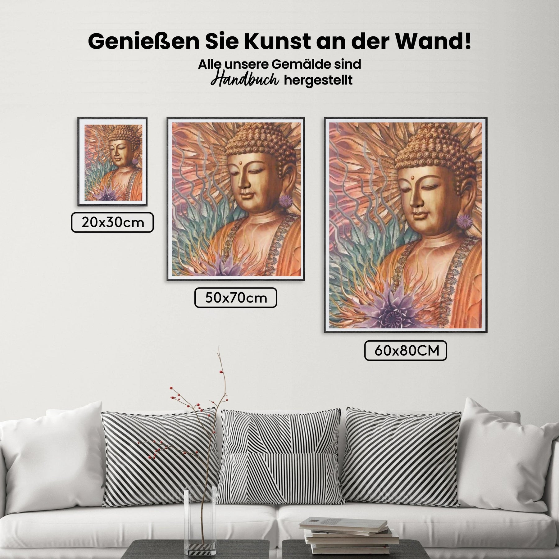 Buddha-Statue - Malen nach Zahlen