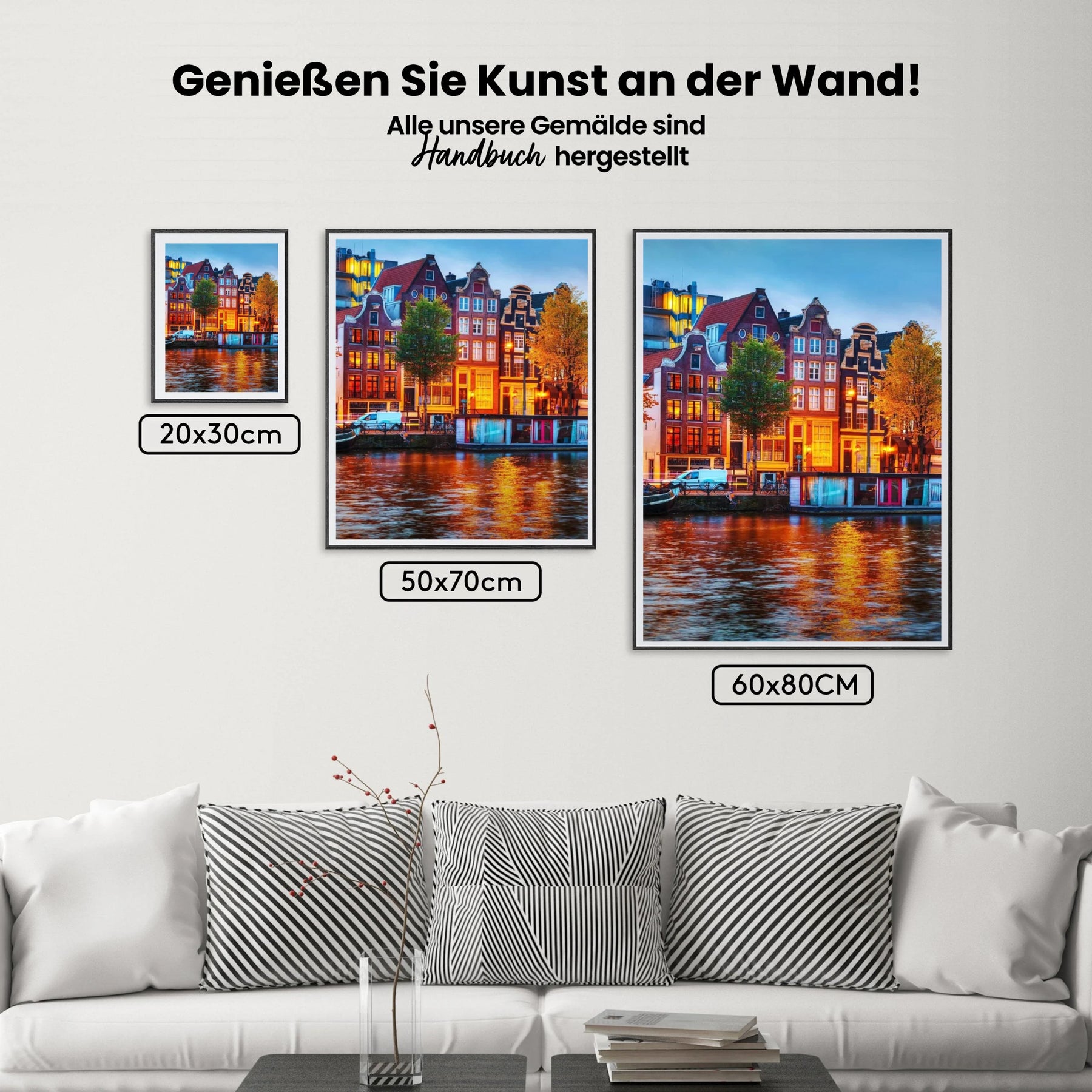 Buntes Amsterdam - Malen nach Zahlen