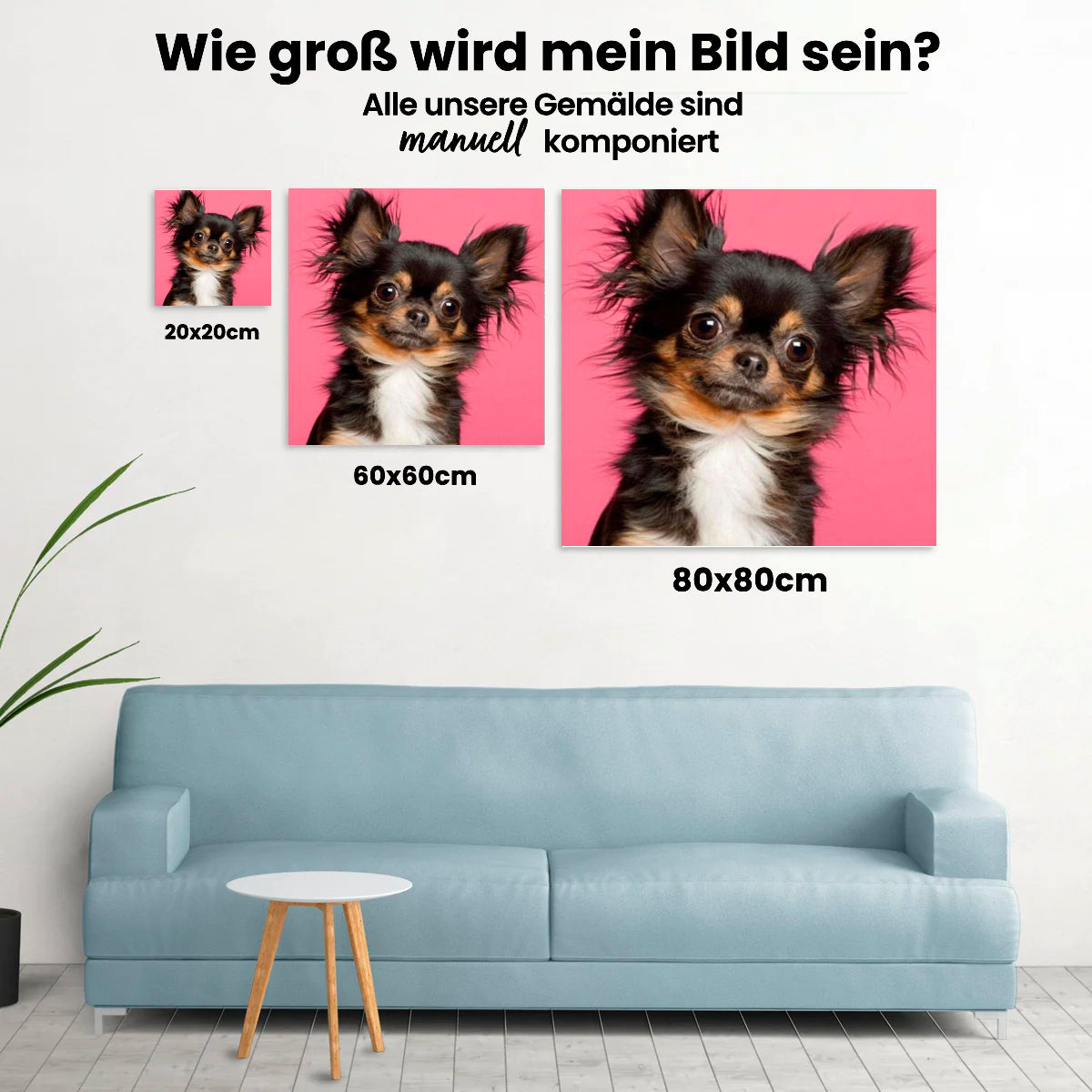 Chihuahua Porträt - Malen nach Zahlen