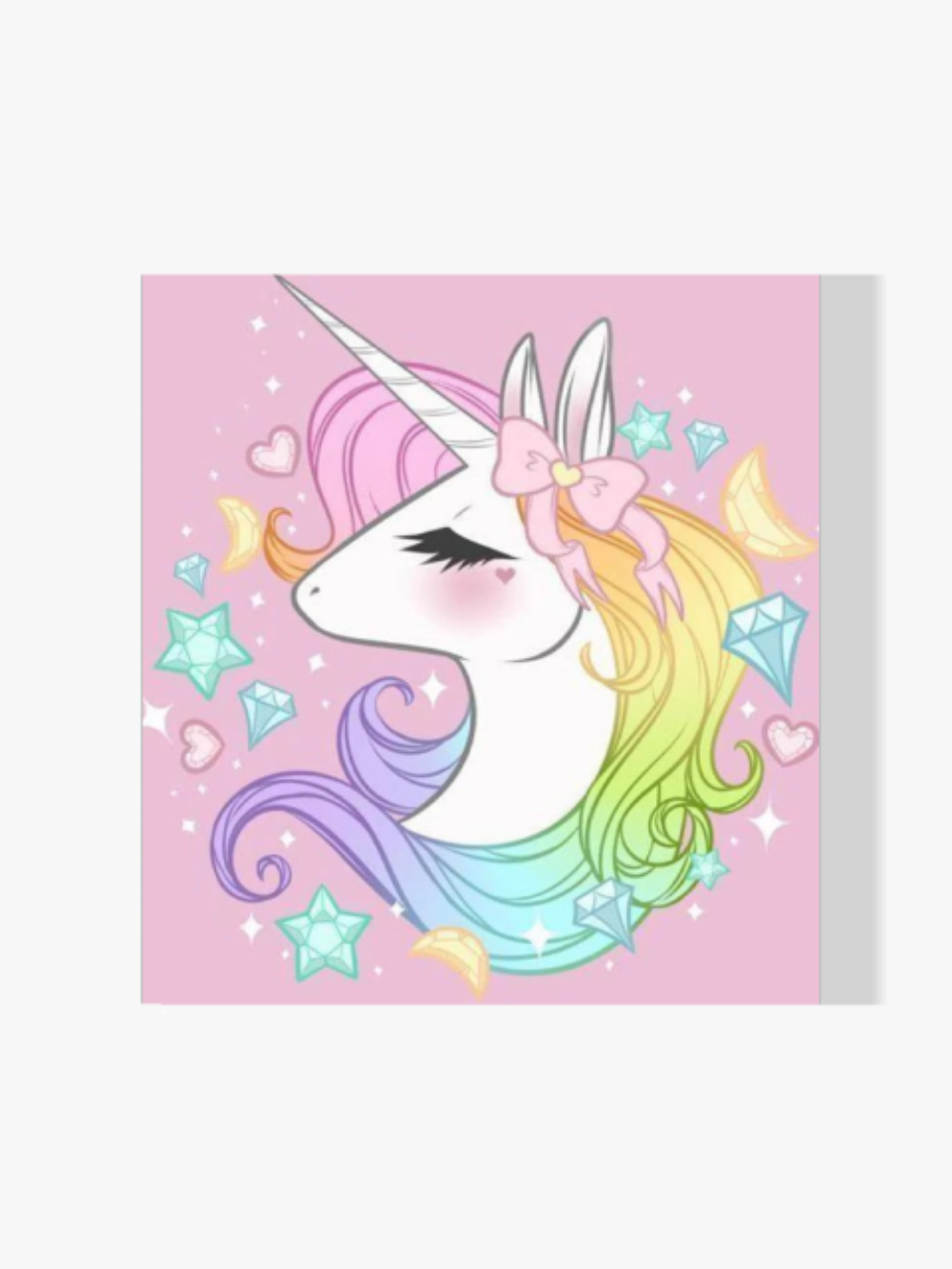 Das schöne Einhorn - Malen nach Zahlen