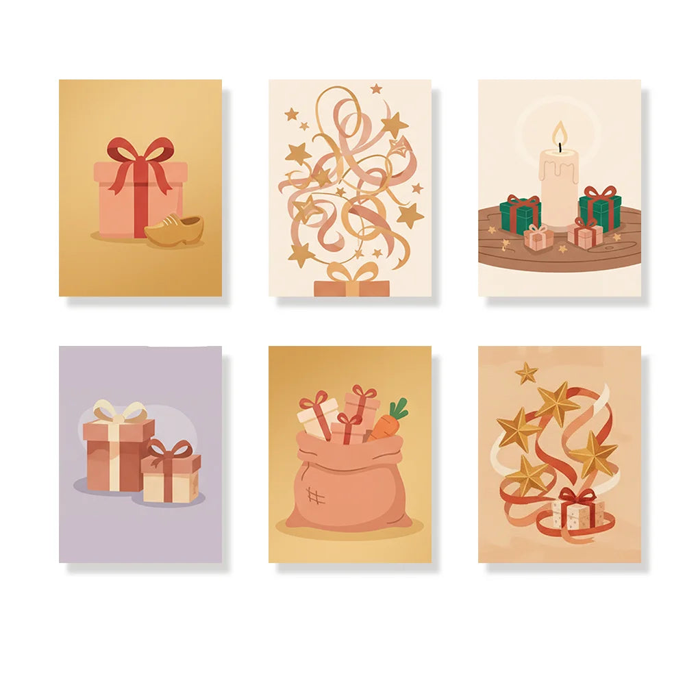 Dipingere con i numeri - 6 Mini Dipinti | Piccolo Boschetto