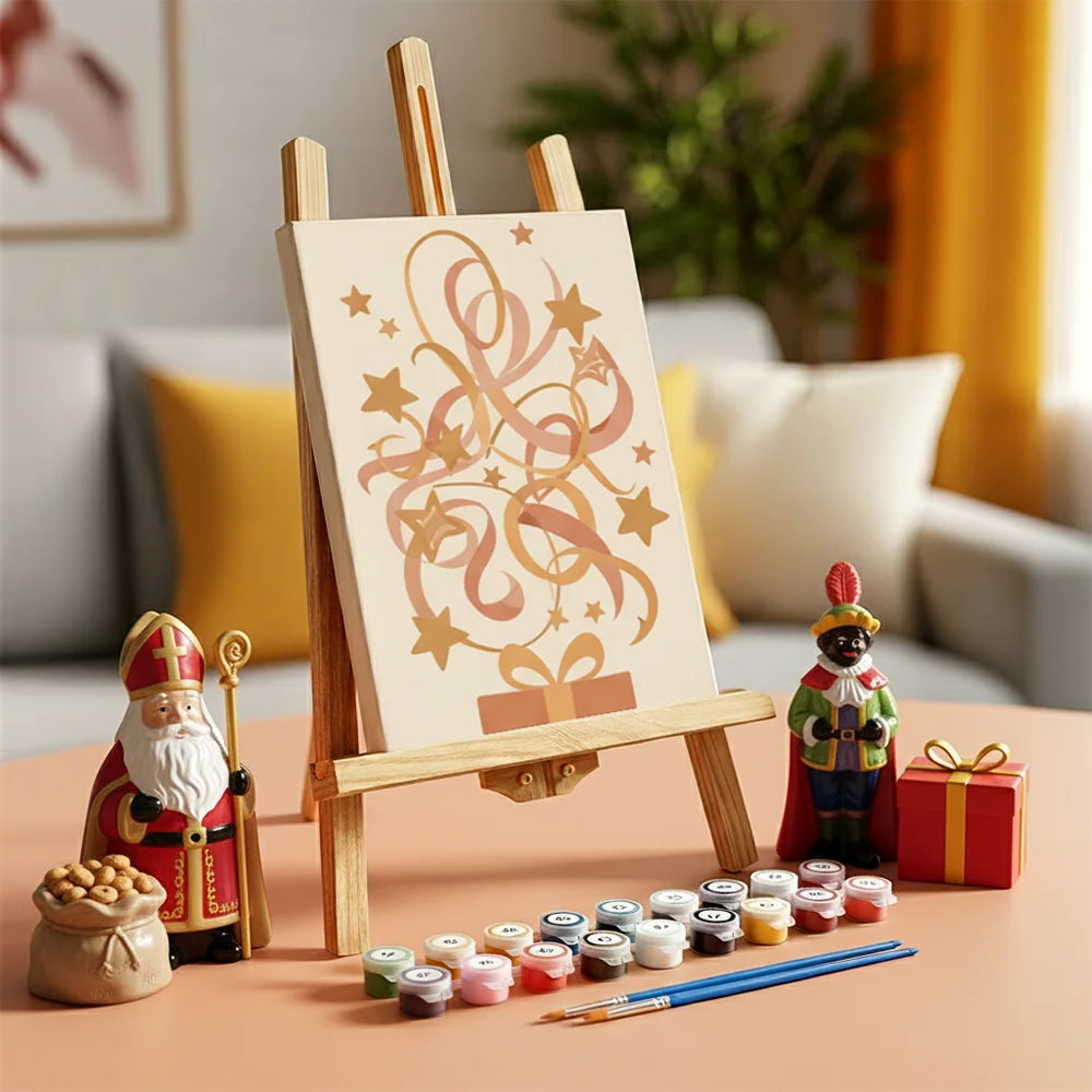 Dipingere con i numeri - 6 Mini Dipinti | Piccolo Boschetto