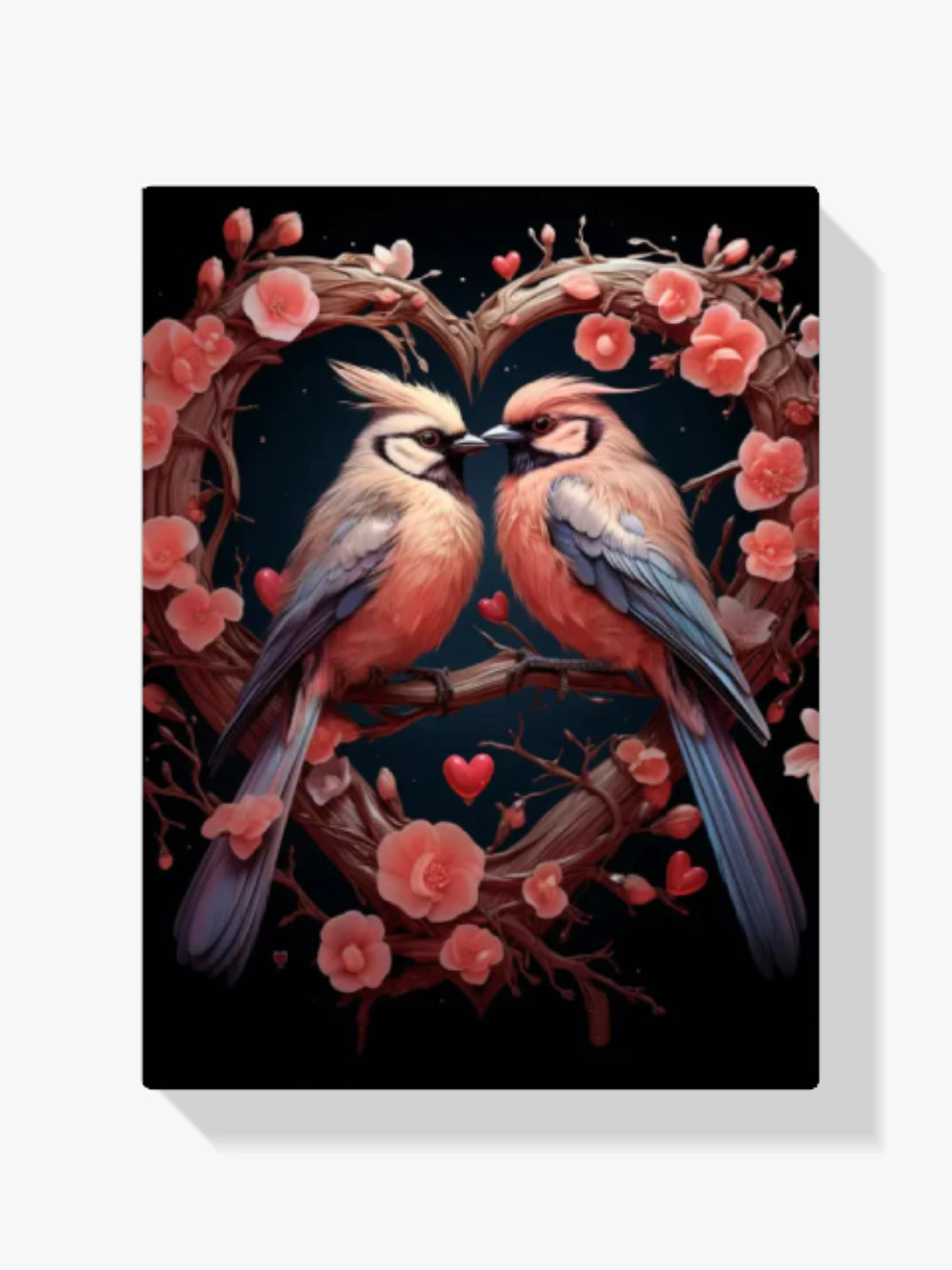 Die Vögel der Liebe - Malen nach Zahlen