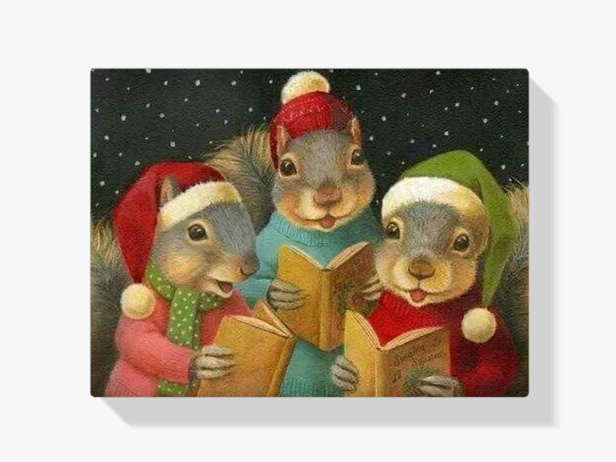 Eichhörnchen - Malen nach Zahlen