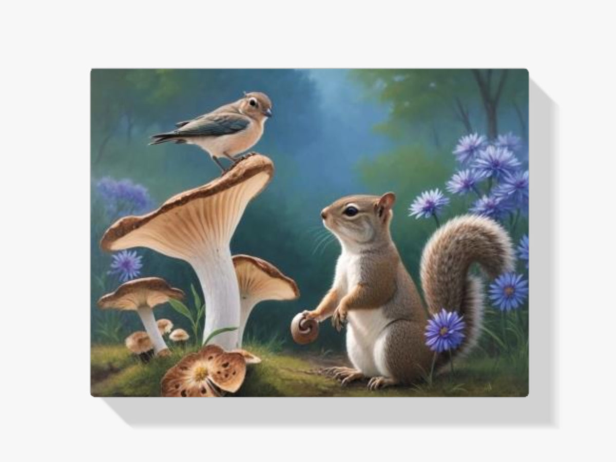 Eichhörnchen - Malen nach Zahlen
