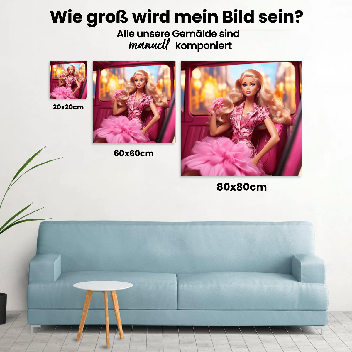 Elegante Puppe - Malen nach Zahlen