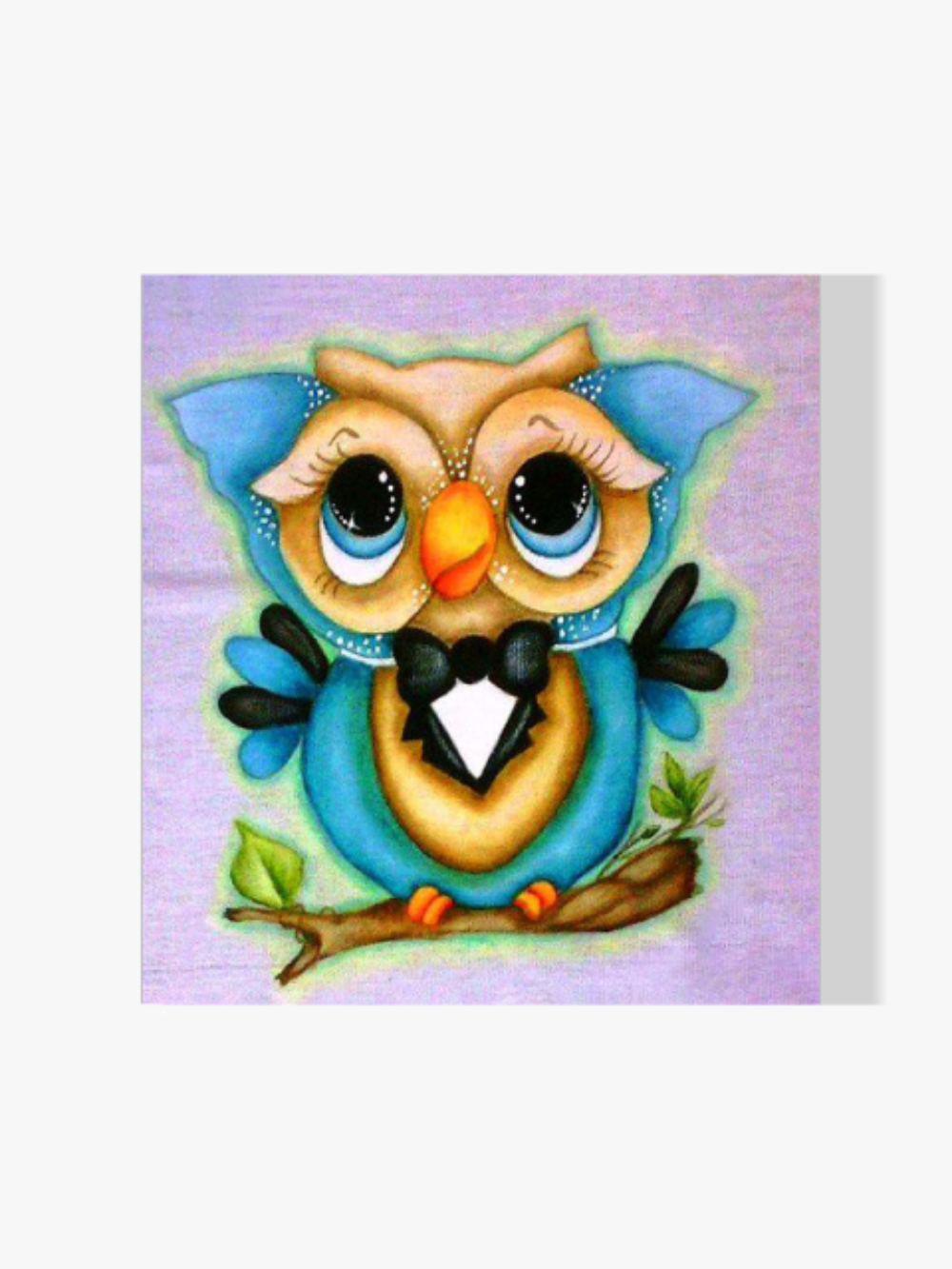 Eule - Malen nach Zahlen