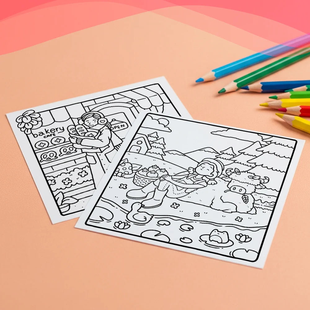 Dipingere con i numeri - Felicità a casa