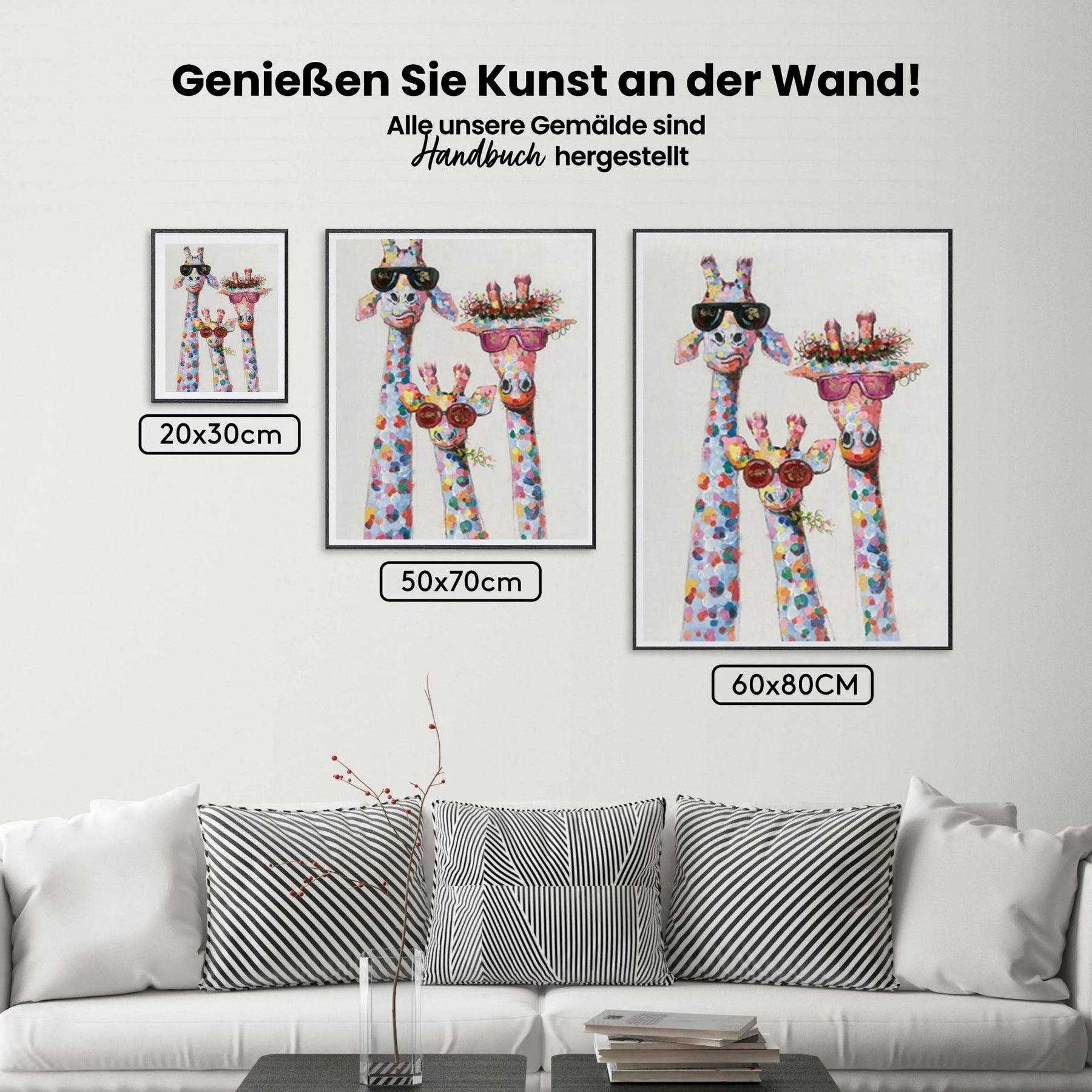 Giraffe - Malen nach Zahlen
