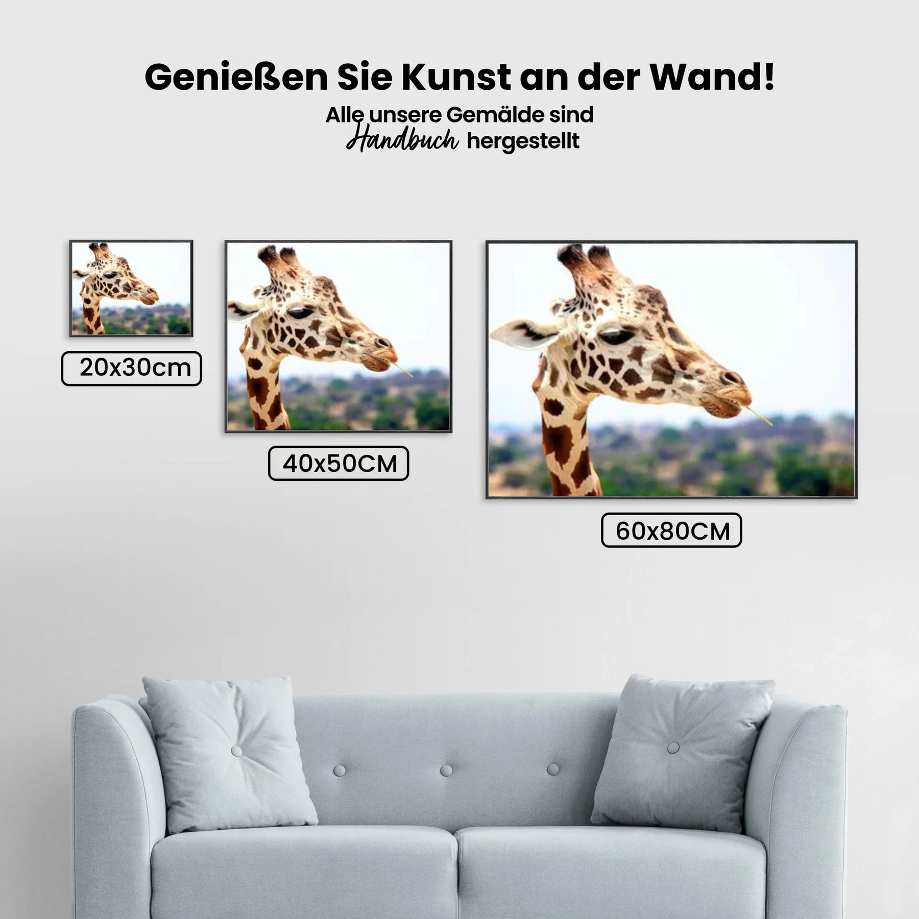 Giraffe - Malen nach Zahlen