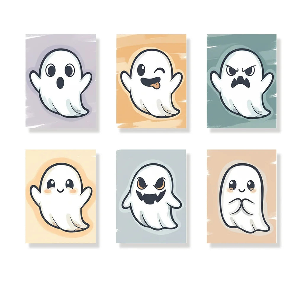 Dipingere con i numeri - 6 Mini Dipinti | Piccolo Boschetto