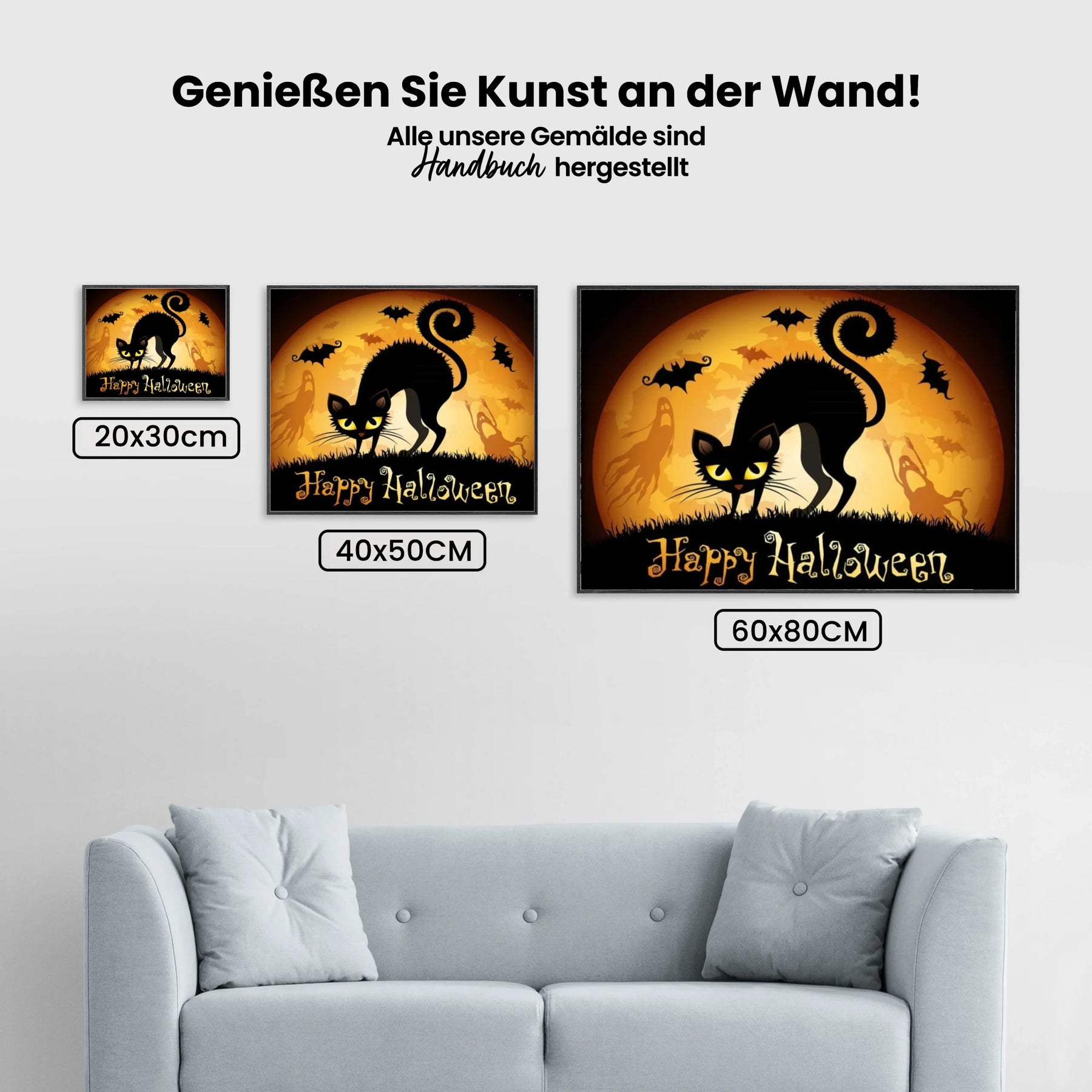 Happy Halloween - Malen nach Zahlen