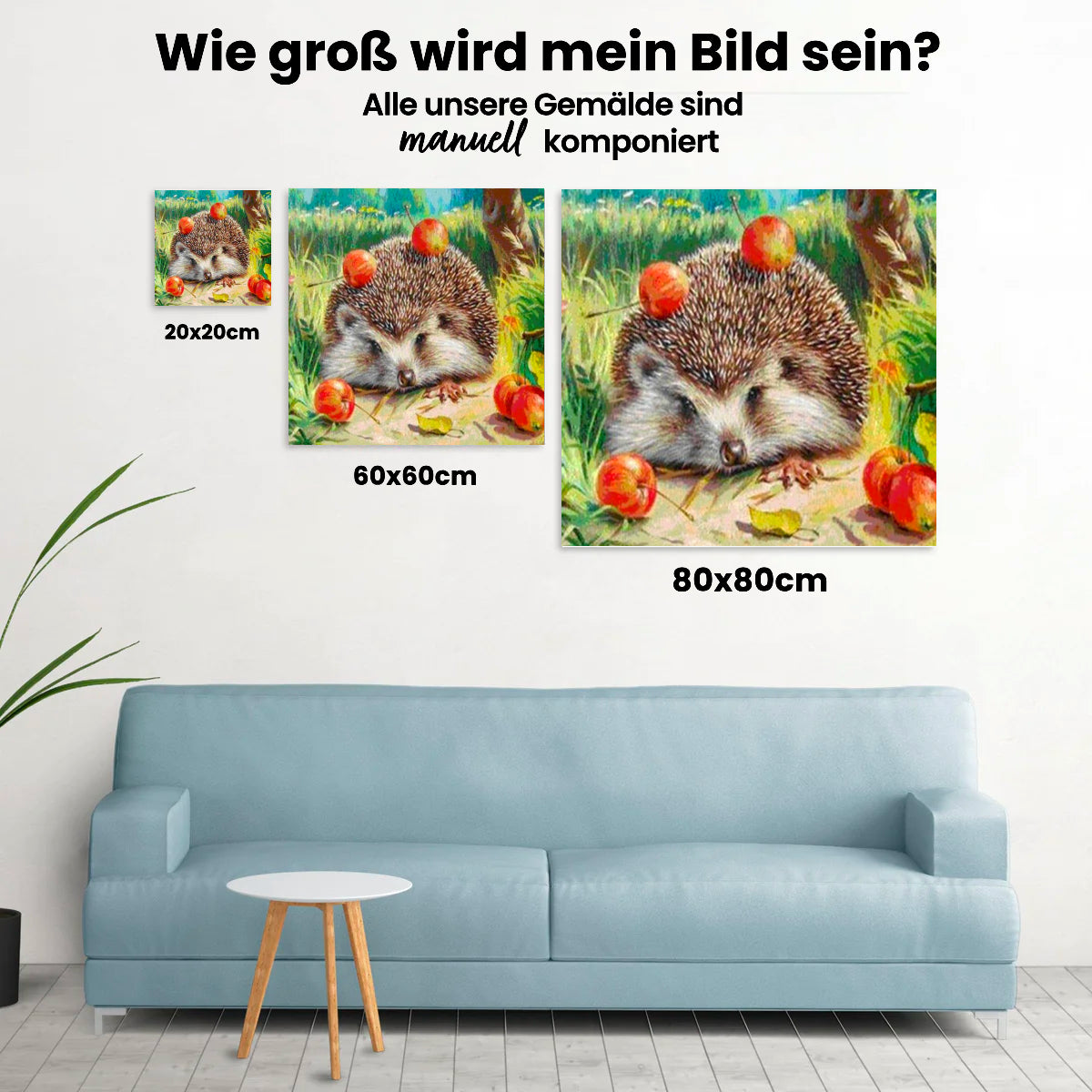 Igel - Malen nach Zahlen
