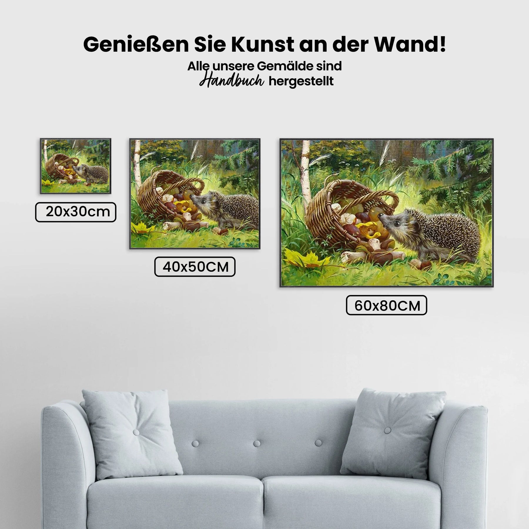 Igel - Malen nach Zahlen