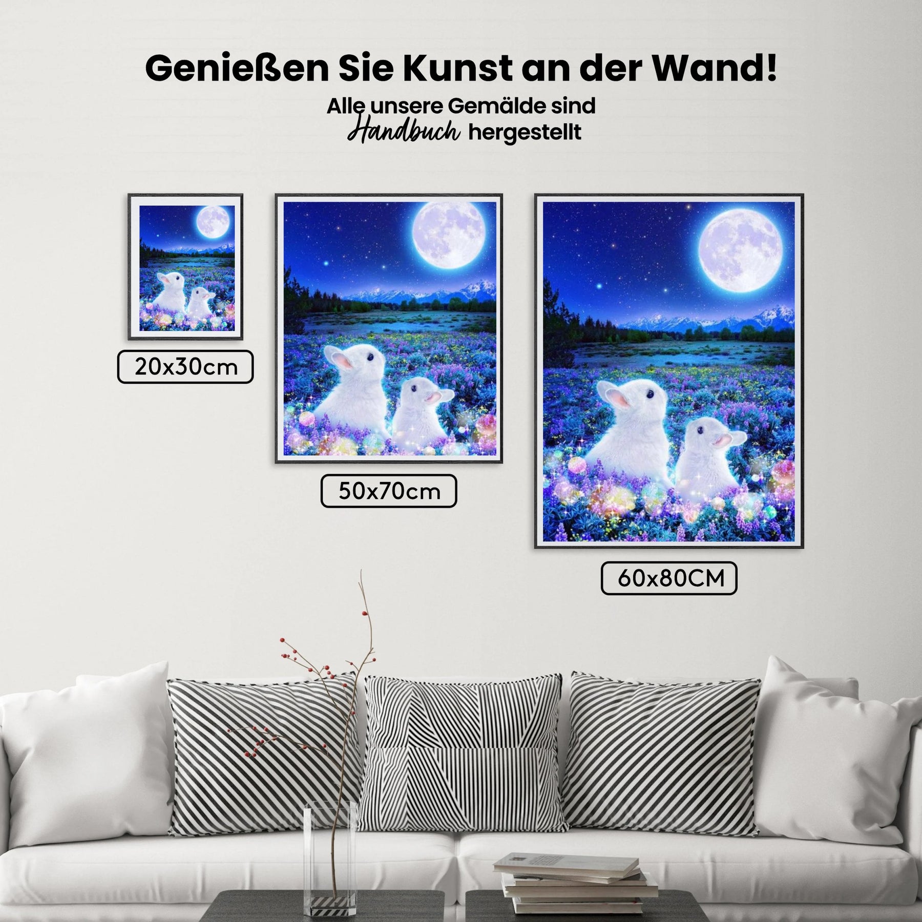Kaninchen - Malen nach Zahlen