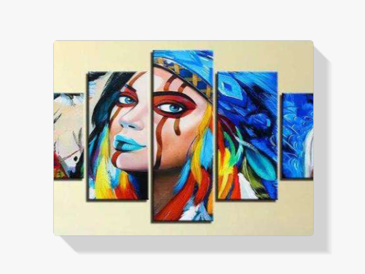 Kaukasus Indianer - Malen nach Zahlen