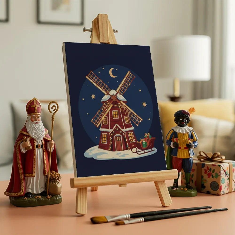 Dipingere con i numeri - 6 Mini Dipinti | Piccolo Boschetto