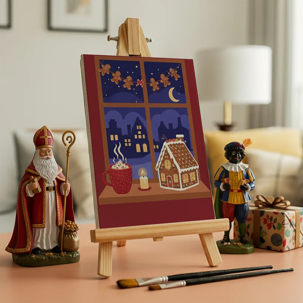 Dipingere con i numeri - 6 Mini Dipinti | Piccolo Boschetto