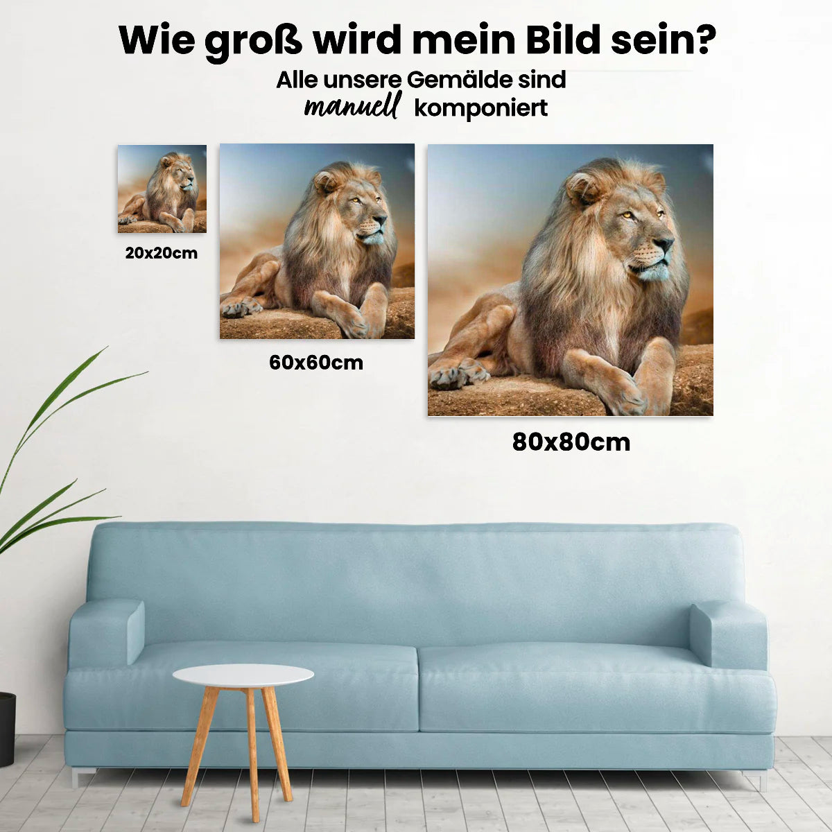 Löwe - Malen nach Zahlen