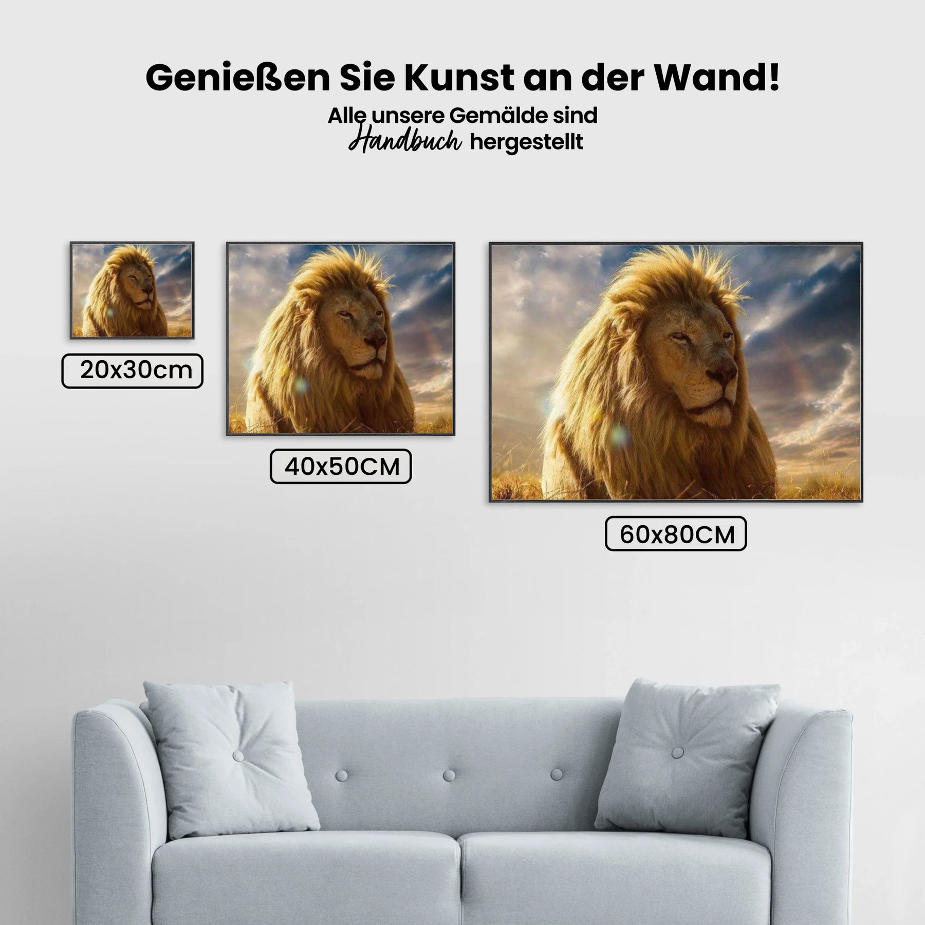 Löwe Sonnenschein - Malen nach Zahlen