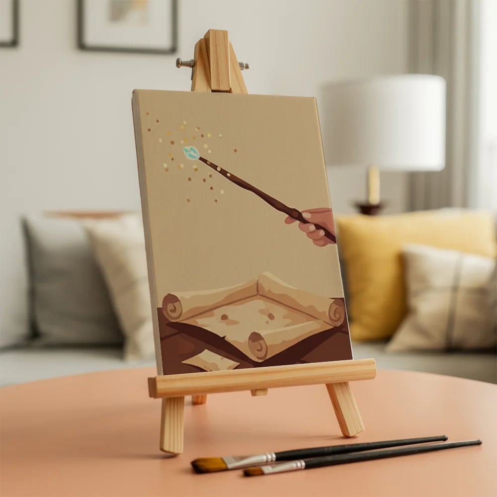 Dipingere con i numeri - 6 Mini Dipinti | Piccolo Boschetto