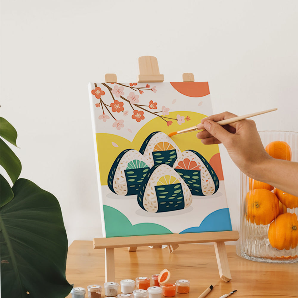 Dipingere con i numeri - 6 Mini Dipinti | Goditi il Set Giapponese