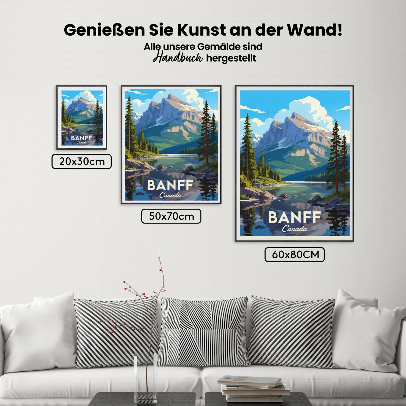 Dipingere con i numeri - Banff, Kanada