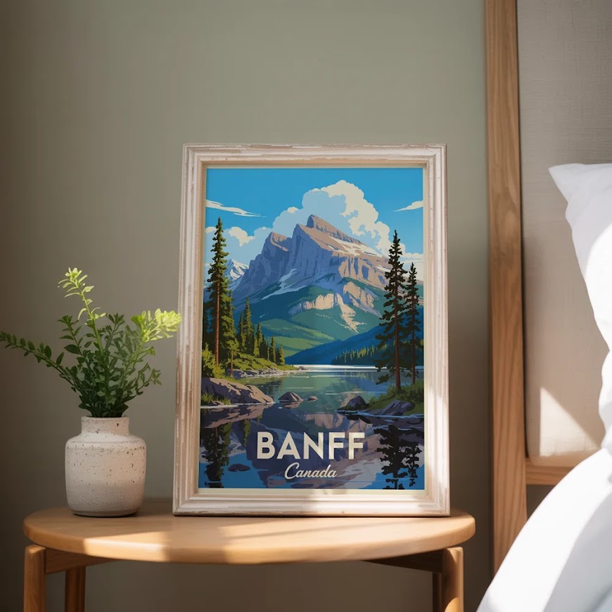 Dipingere con i numeri - Banff, Kanada