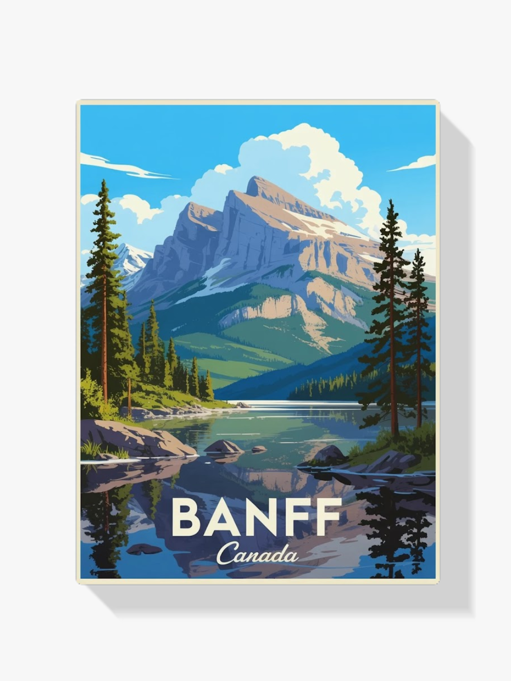 Dipingere con i numeri - Banff, Kanada