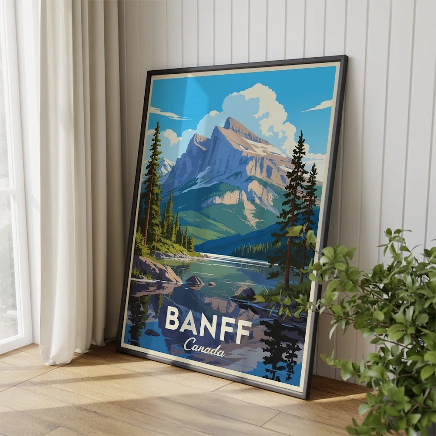 Dipingere con i numeri - Banff, Kanada
