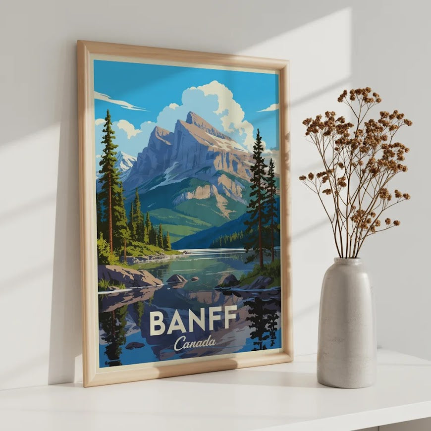 Dipingere con i numeri - Banff, Kanada
