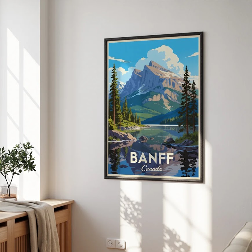 Dipingere con i numeri - Banff, Kanada