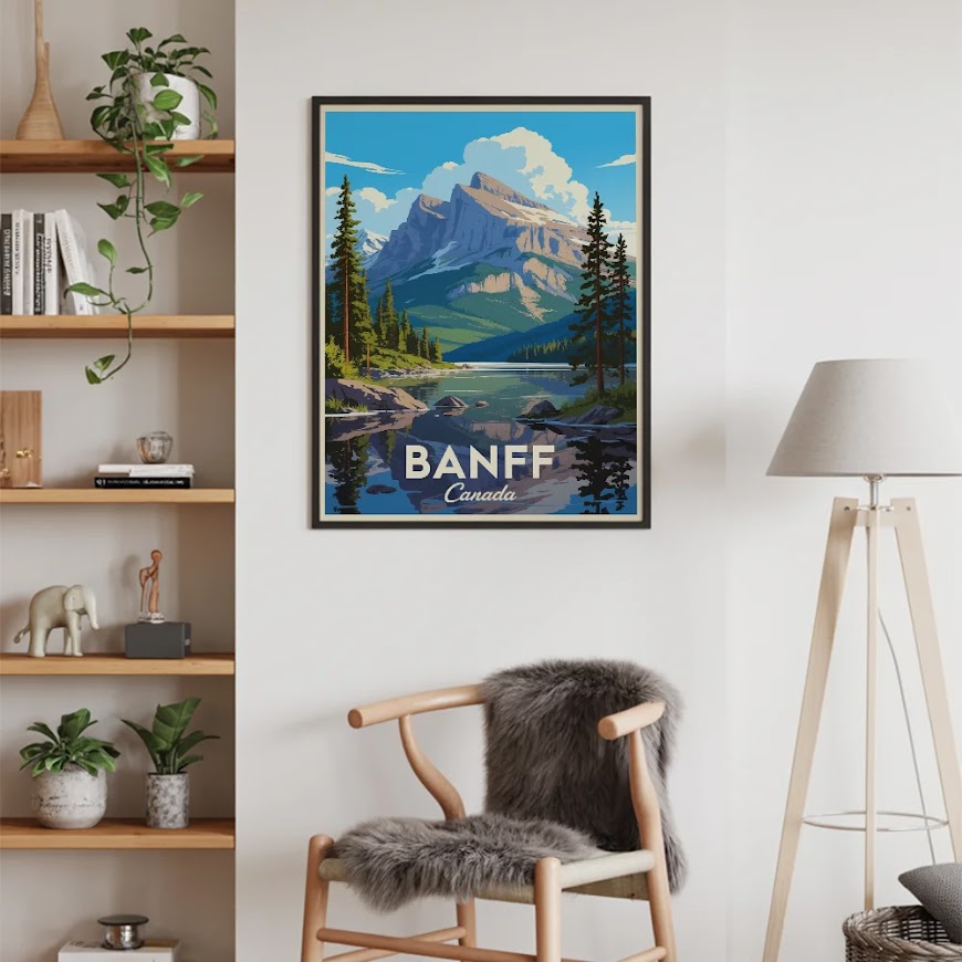 Dipingere con i numeri - Banff, Kanada