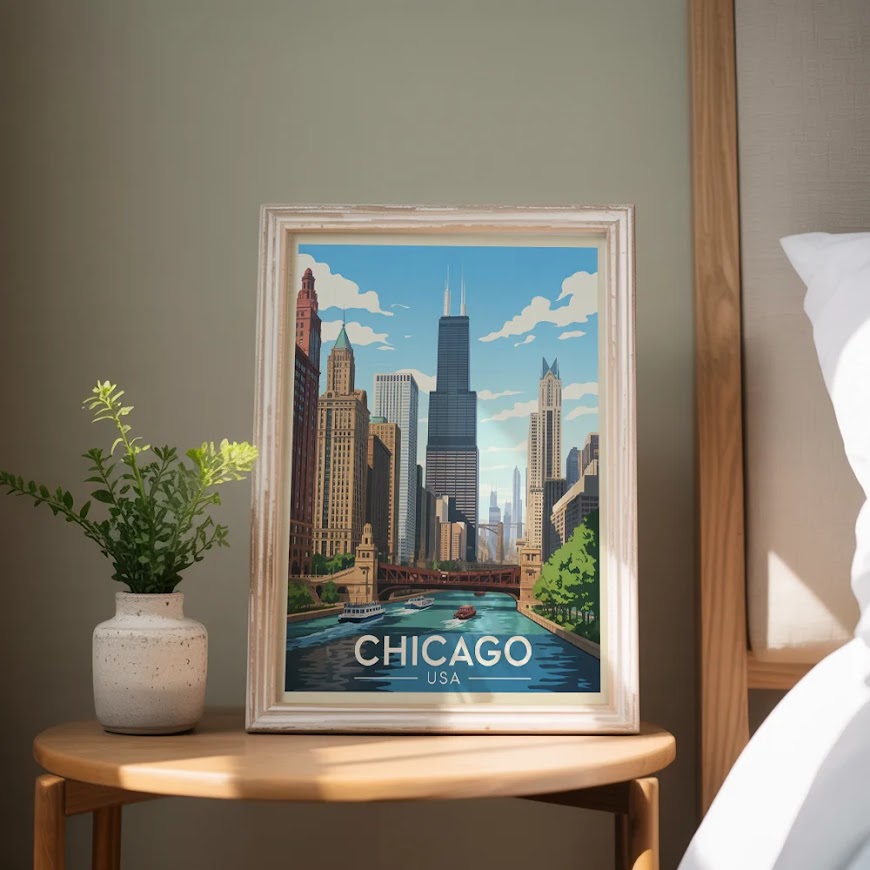 Dipingere con i numeri - Chicago, USA