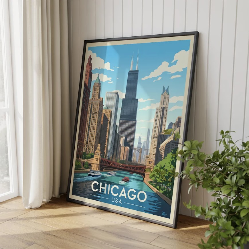 Dipingere con i numeri - Chicago, USA