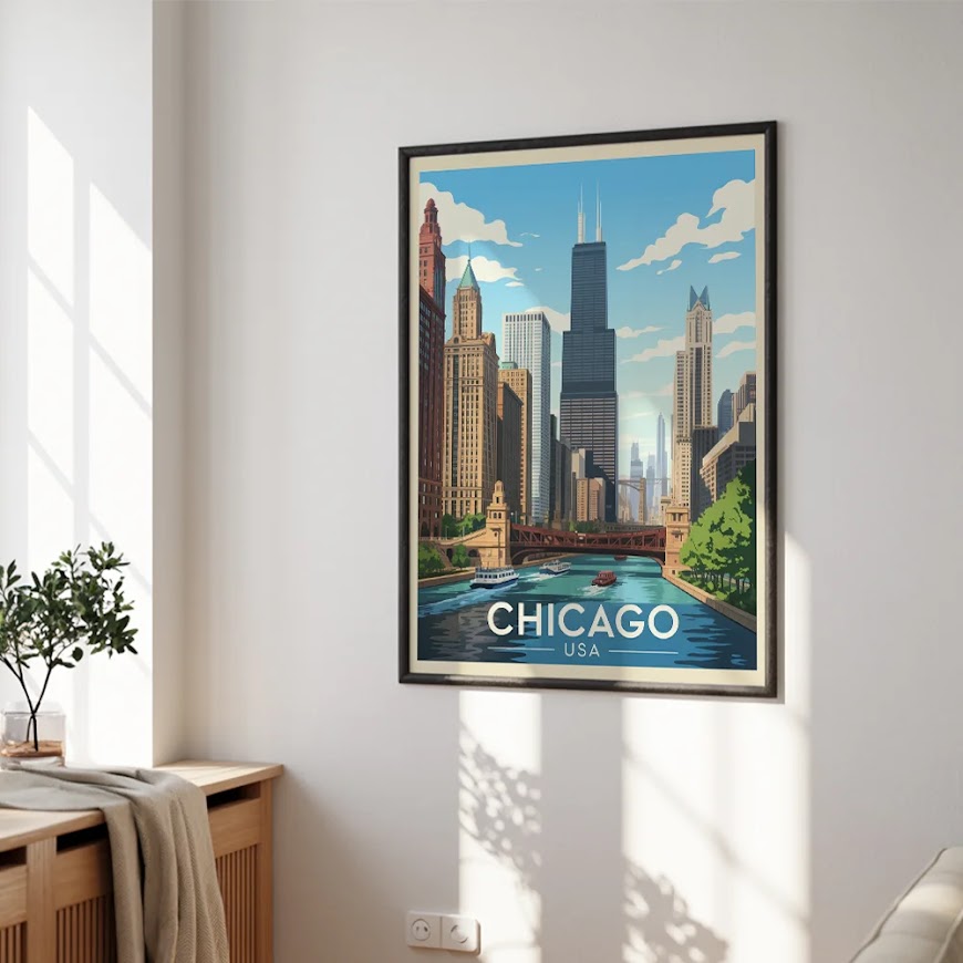 Dipingere con i numeri - Chicago, USA