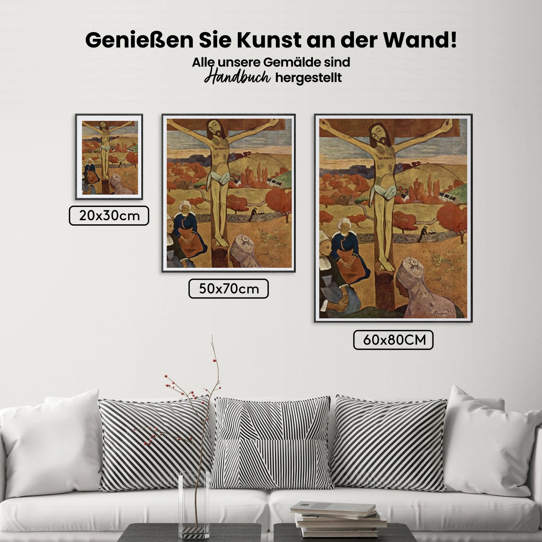 Malen nach Zahlen - Der gelbe Christus