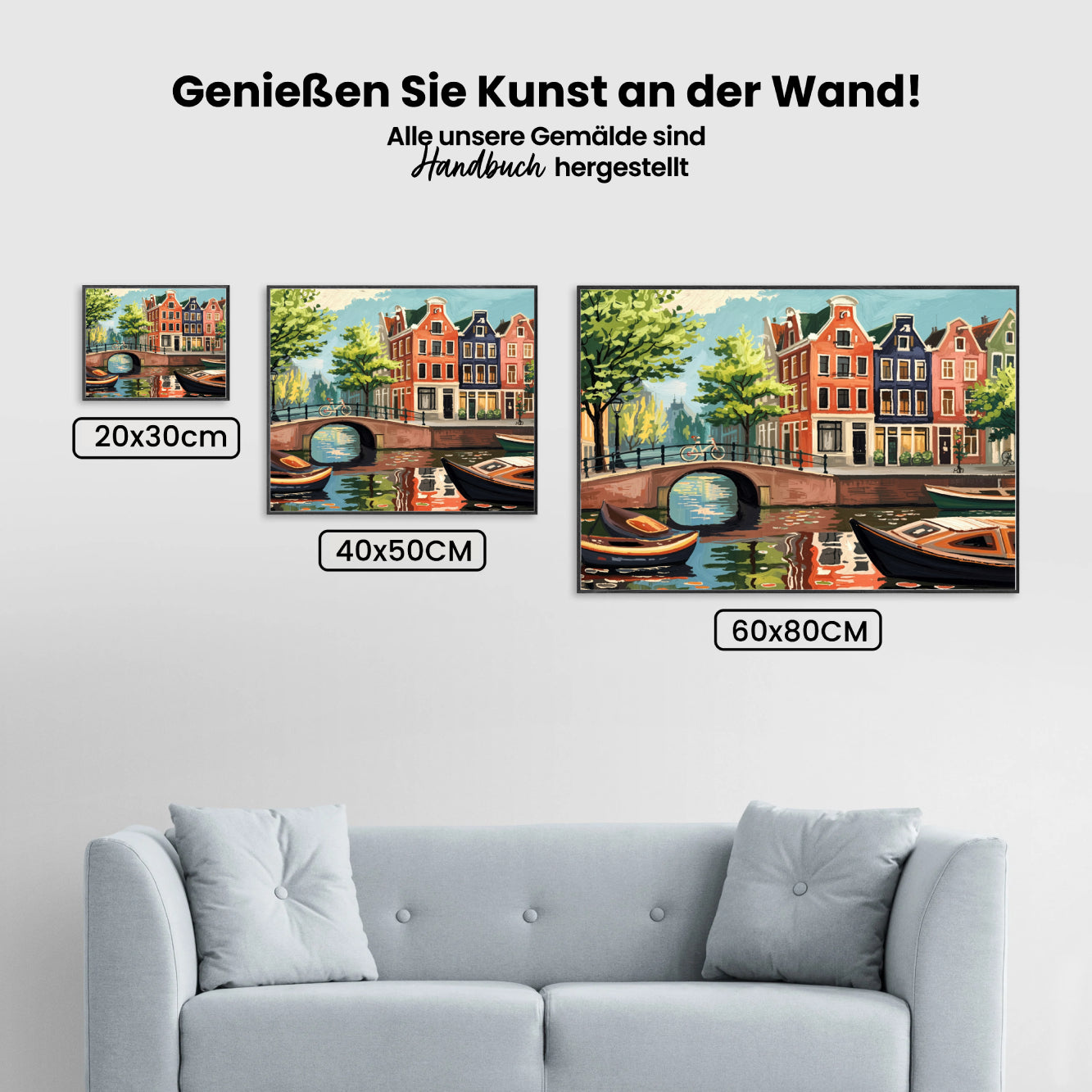 Dipingere con i numeri - Primavera ad Amsterdam V1