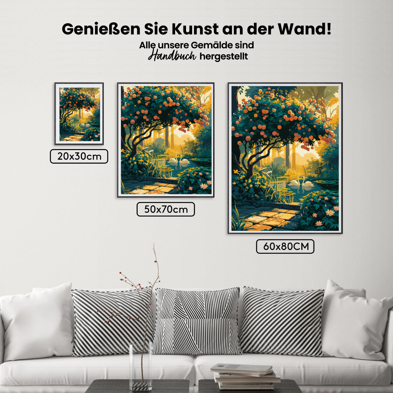 dipingere con i numeri - ora d'oro giardino