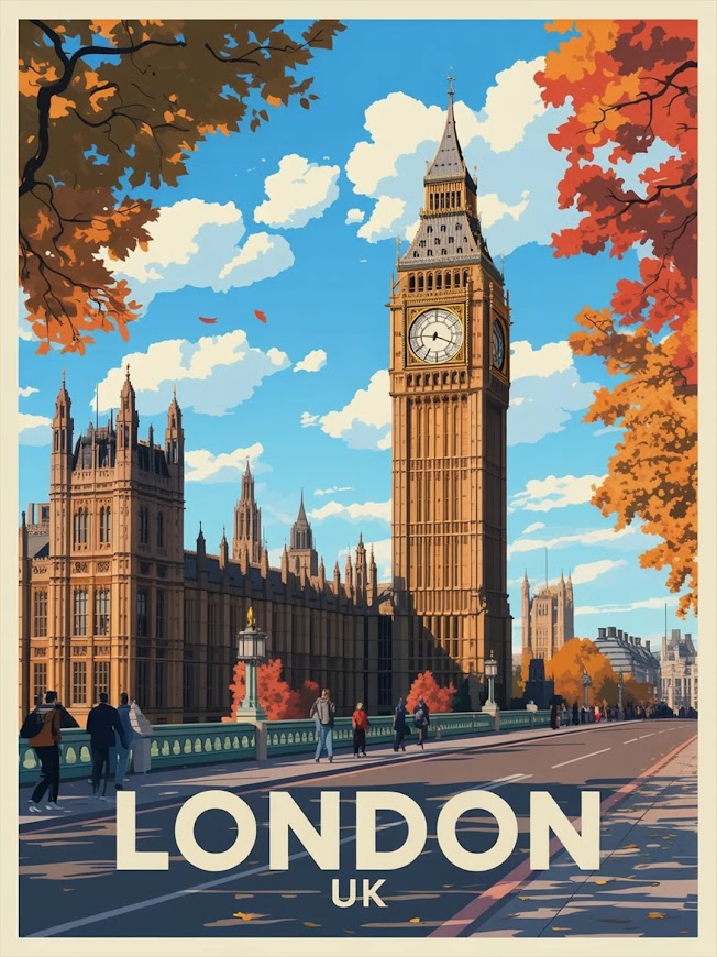 Dipingere con i numeri - London, Gran Bretagna